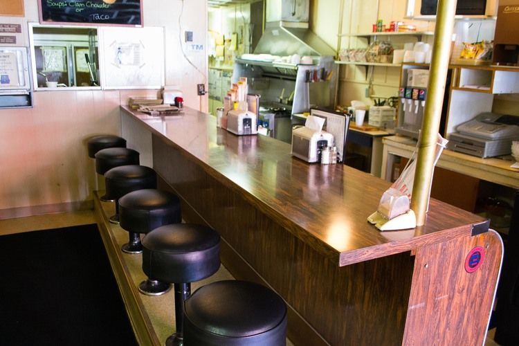 Six Stool Lunch Counter
